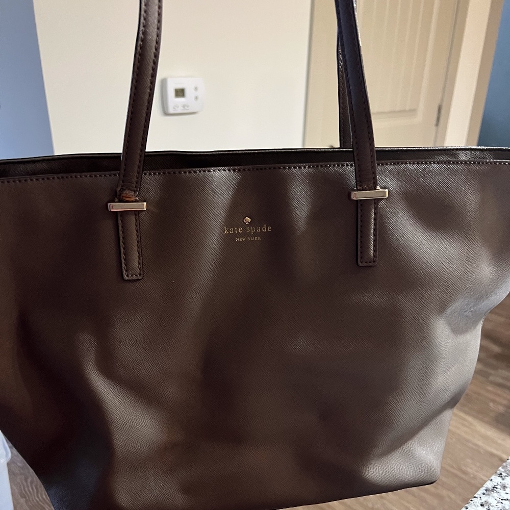 Gray Kate Spade Tote